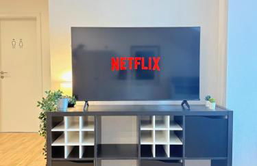 Modern Flat Karlsruhe - Waschmaschine, Fußbodenheizung, Regendusche - Foto 4