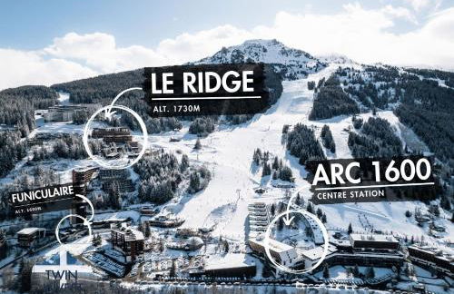 ARC 1600, LE RIDGE, Appartement 07 personnes Vue Montagne - ski aux pieds - Sauna, Hammam, Piscine, Salle de salle de sport-fitness - Foto 37