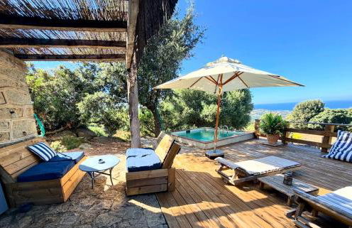 Maison de maître en pierre de 1831 avec vue sur la mer à Porticcio - Foto 10