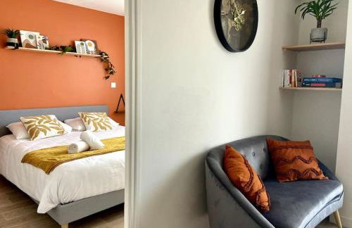 Le TerraBreizh, T2 cosy et confort avec parking privé, balcon et fibre - Foto 3