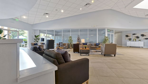 Zona de estar del vestíbulo