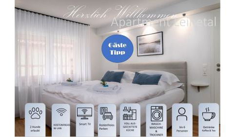 Apartment Leinetal - bester Schlafkomfort in hochwertiger Hotelbettwäsche, 3 Zimmer - große Küche, Duschbad & Parkplatz - Foto 1