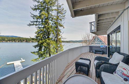 Huvila Haven Lake Front Home with Dock and Hot Tub - Foto 20