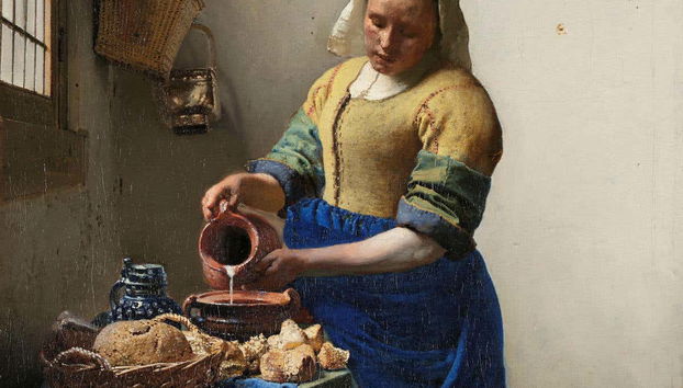 The Milkmaid, by Vermeer