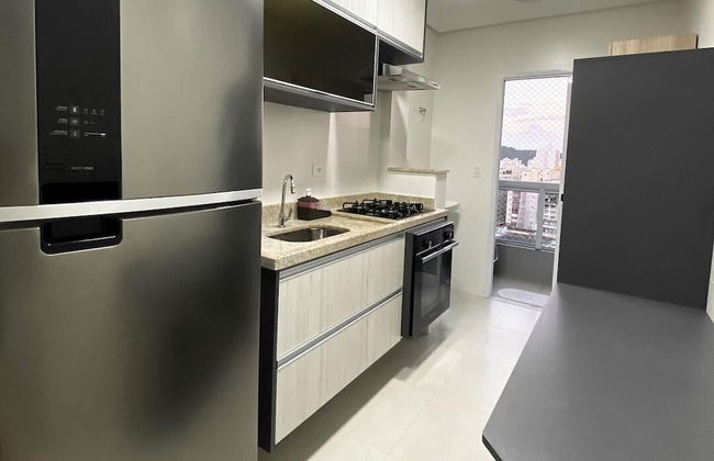 Flat Boqueirao Praia Grande - Foto 6