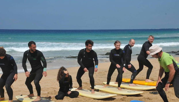 Escutando as explicações do instrutor