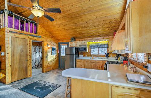 Cozy Manistique Cabin with Deck, Grill and Fire Pit! - Foto 9