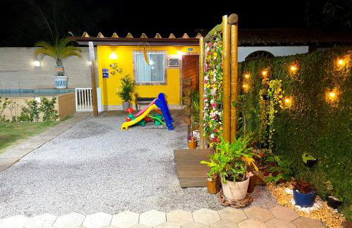 Recantos Pinheiros - Casa inteira, até 15 hóspedes - Piscina privativa, sinuca, ar condicionado e TVs nos 4 quartos - Condomínio Orla 500, lado praia - Unamar, Cabo Frio-RJ - Foto 11