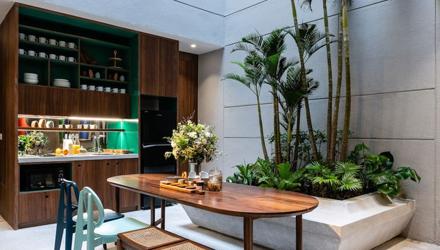 Zona de estar del vestíbulo