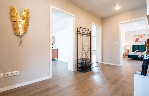 Design Apartment zentral für 6 in Andernach: Ausblick, WiFi, Küche - Photo 20