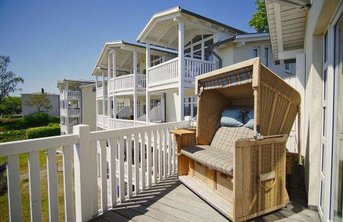 mit Meerblick und Balkon, strandnah, gratis Nutzung vom AHOI Erlebnisbad und Sauna in Sellin - Meeresblick FeWo 51 - Foto 17