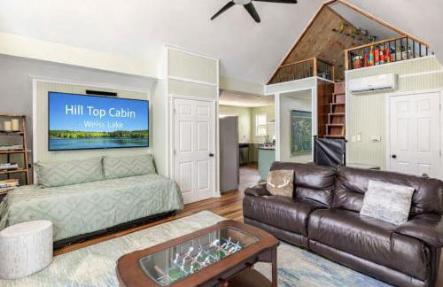 Family A-Frame, HotTub, FirePit, ClimbingWall, EVCharger, & More - Photo 19