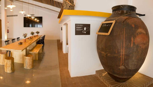 Interior de la bodega Casa das Talhas