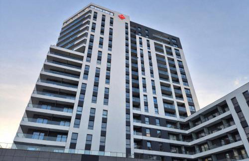 Golden Sky 17 pietro, taras z widokiem na Aquapark - Photo 23