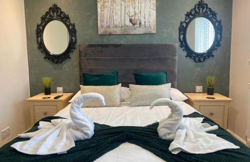 Group Contractor Stay 3 Bed House Bedford Parking WiFi - Foto 6