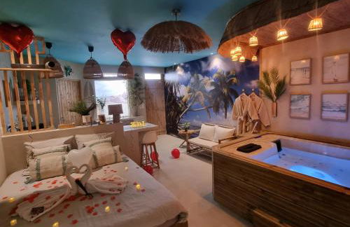 Les Spas de la Mer, Appart&Spa Aloha, 100m de la plage, Plein cœur du Grau - Photo 56