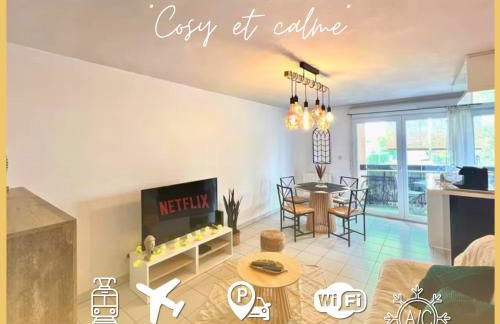 Le Montaigne - Climatisation, Parking Privé, Tramway et Airbus - Foto 1