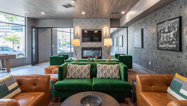 Zona de estar del vestíbulo