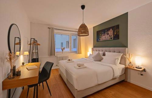 Wohlfühlapartment, Zentral, 200m zur UNI, Parkplatz, Boxspringbetten, Massagesessel, Nespresso, 1Gbit LAN & WIFI - Foto 25