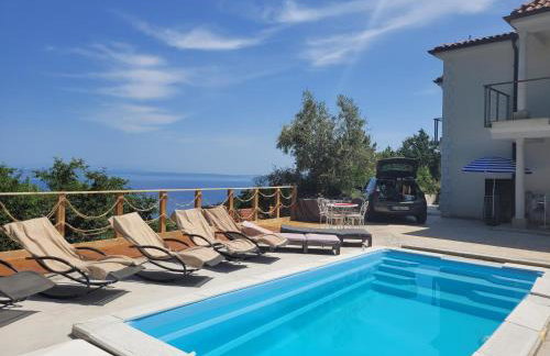Ferienwohnung mit Pool Kroatien mit Meerblick und Pool - Foto 48