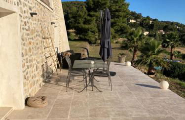 La Venturonne Appartement neuf Rez de jardin 45 m2 vue mer et vignes 10 mn des plages - Foto 4