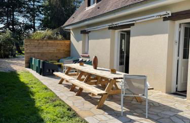 GITE 4 MN DE LA mer et cabourg, piscine, cheminée, table de ping pong, balançoire - Foto 38