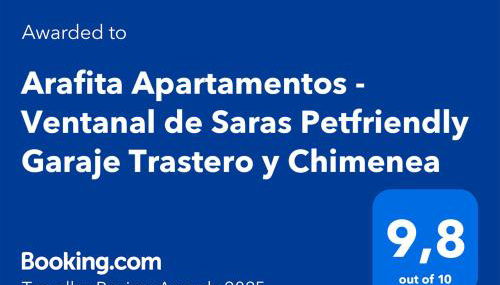 Ventanal de Saras Petfriendly Garaje Trastero y Chimenea - Arafita Apartamentos - Foto 3