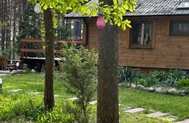 Urocza chatka w lesie nad wodą - Foto 19