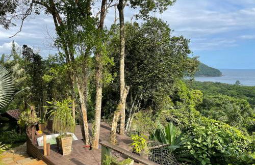 Vista espetacular, no meio da mata, com conforto - Foto 30