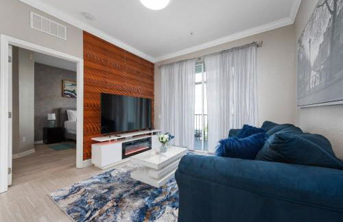 Apartment with an electric fireplace - Foto 7