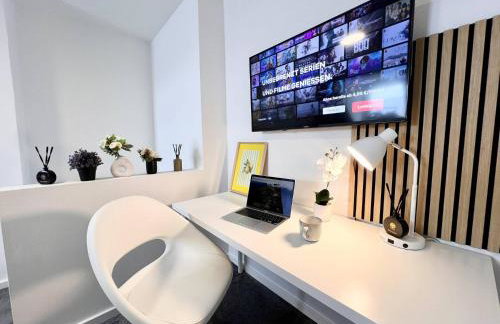 Zentrale City Ferienwohnung Essen 3 Zimmer Balkon Messe - Foto 14