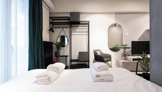 Modern Studio, Walking distance to Kolonaki & The Ilisian - Foto 5, Habitación