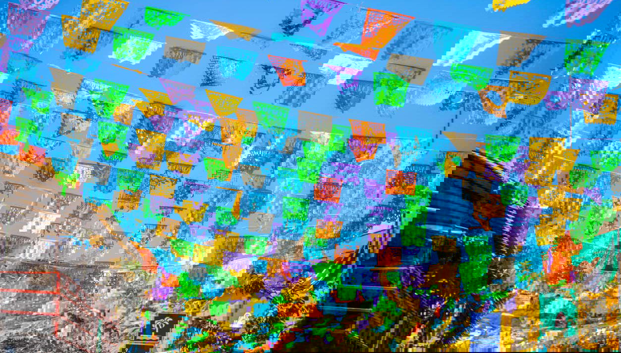 Sayulita's colorful flags