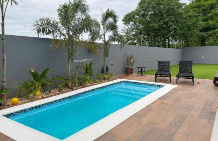 Casa em Foz do Iguaçu com piscina, churrasqueira e ar-condicionado em todos os cômodos - Foto 4
