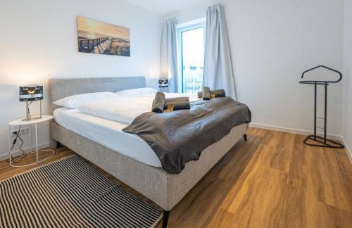 Captain's Nest - Stilvoll und modern, zentral in Hafennähe, inkl 2 Parkmöglichkeiten, 4 Schlafbereiche, 2 WCs, Arbeitsplatz, kleiner Balkon - Foto 5