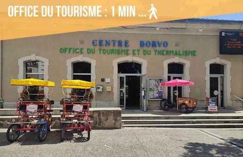 La Rosée - Studio Zen à 50m des Thermes - Vue Casino, SDD hydromassante, Smart TV - Foto 8