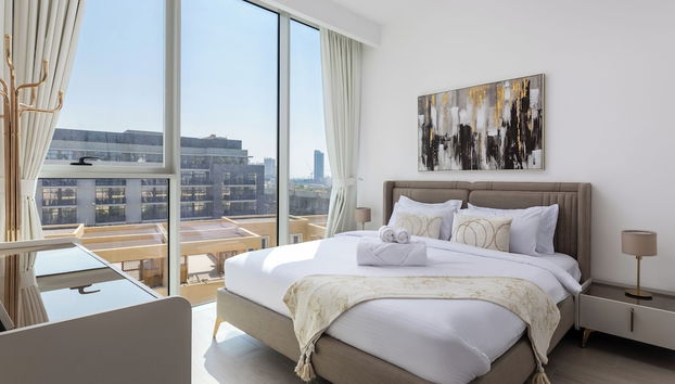 Waves - Urban Chic 1BR Apt With Maid - Foto 4, Habitación