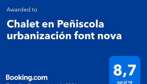 Chalet Mirador Azul - Peñiscola, Font Nova - Foto 3