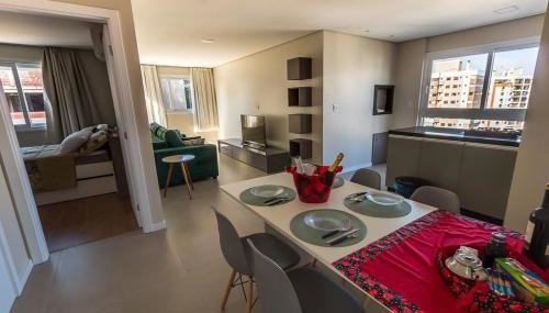 Dallas apartamentos na Via Gastronômica-Estacionamento-Amplos e equipados-Wifi - Foto 4, minibar