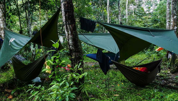 Redes para acampamento