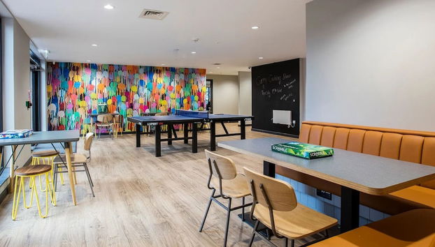 Zona de estar del vestíbulo