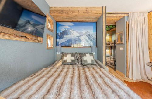 Chalet studio Megève enface des remontées mécaniques et parking gratuit - Foto 6