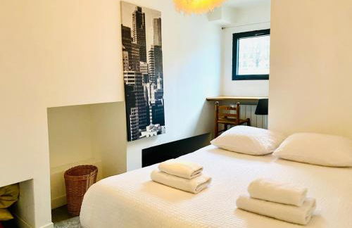 Grande péniche 4 ch - 10 pers -Paris - Ile de Puteaux- terrasses - Foto 21