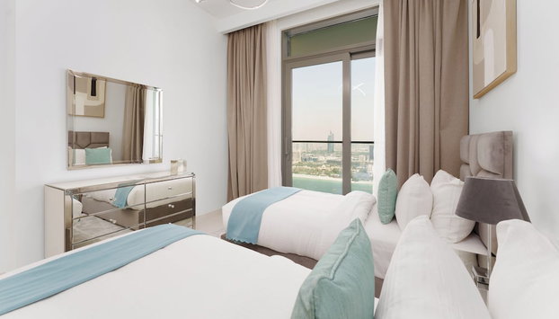 Maison Privee - Exclusive Apt w/ Unmatched Dubai Marina Vistas - Foto 4, Habitación