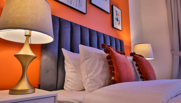 Luxe 1BR Fountain Burj Khalifa by Belvilla - Foto 3, Habitación