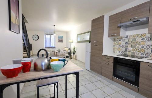 Duplex "Sebari "centre ville parking clim proche CNPE - Foto 12