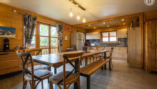 Appartement dans chalet aux saisies-100m des pistes-cœur station 13 pers - Foto 5