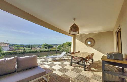 Appart, vue mer exceptionnelle à sanary, à pied 10mn criques et plage - Foto 2