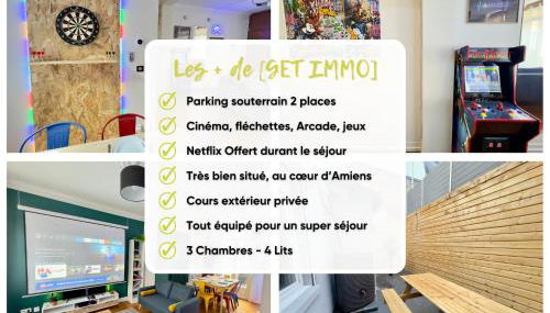 Maison 3ch - Cinéma - Game Room - Parking - Gare - Foto 2