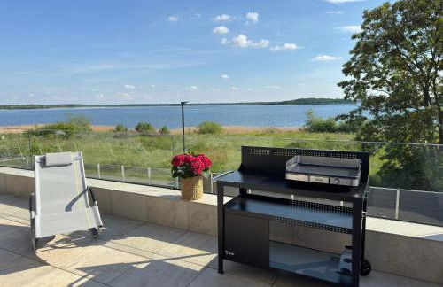 luxuriöse Villa Möwengeflüster - 220qm große Ferienwohnung für bis zu 8 Gästen mit Sauna direkt am Goitzschesee - Foto 42